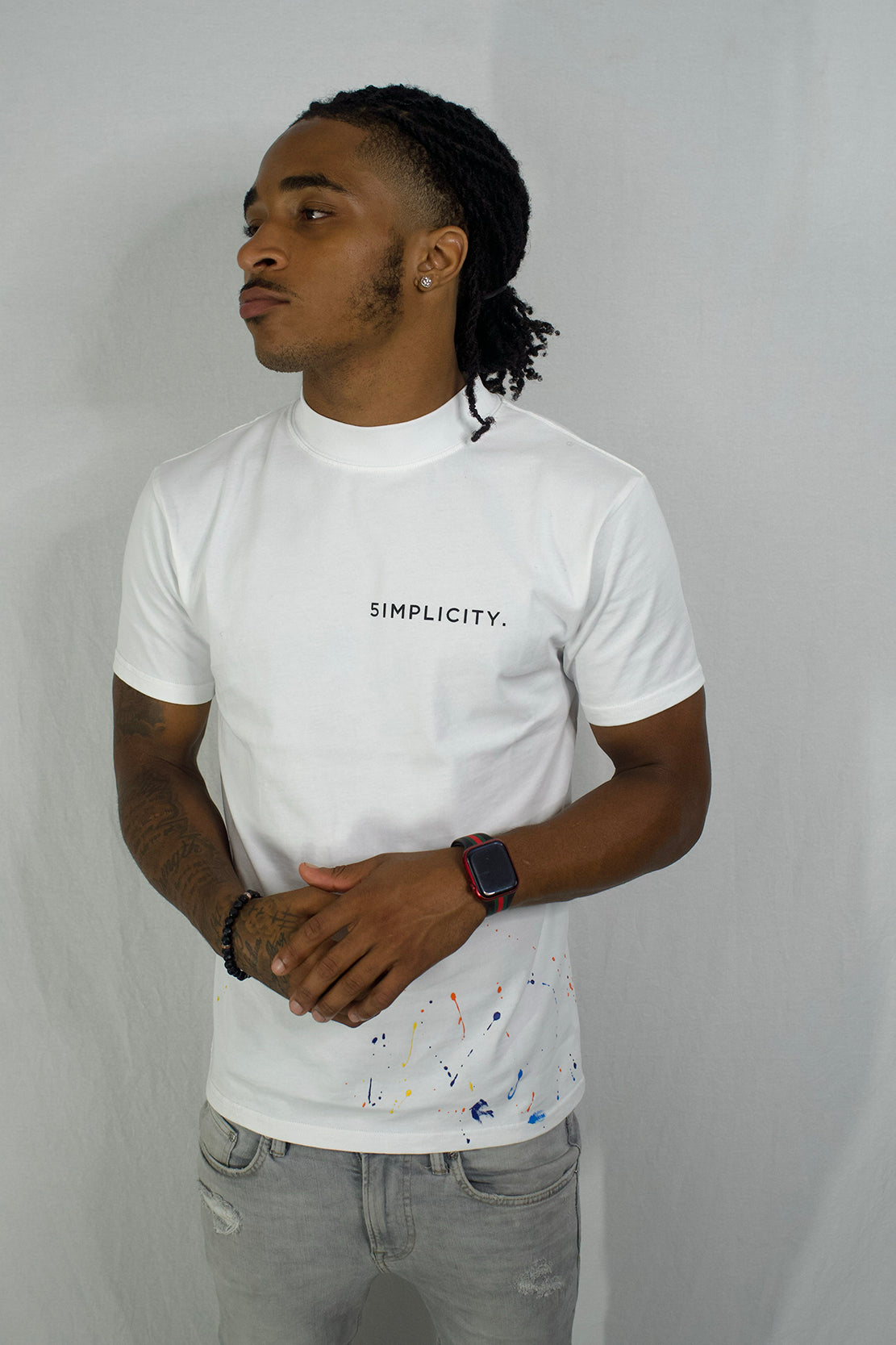 5IMPLICITY PAINTED TEE